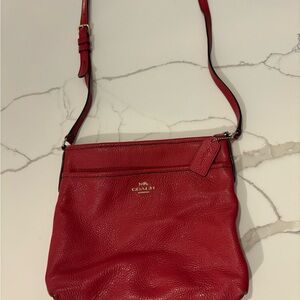Coach Cherry Red Crossbody Bag
